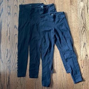 Athleta girl black leggings
